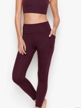 VICTORIA SPORT BY VICTORIA’S SECRET BURGUNDY LEGGIN